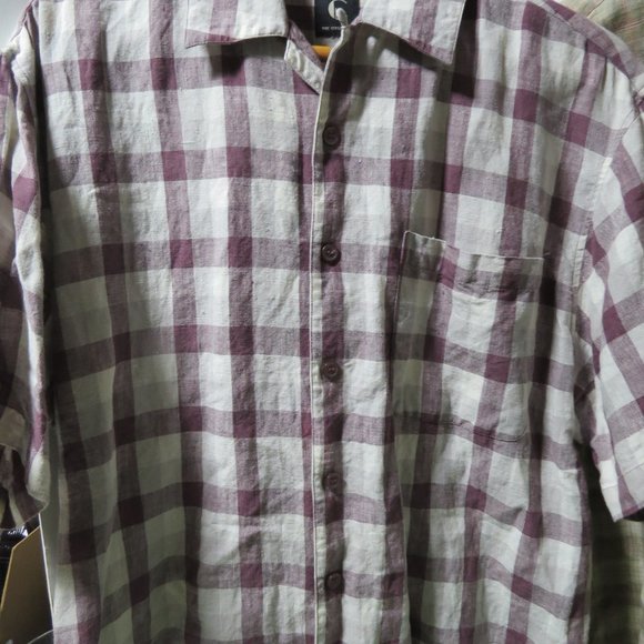 Men's Linen Shirt Lot, VTG, sz L  631 - Picture 4 of 14